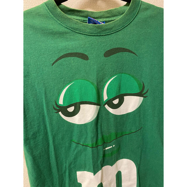 m&m's Tシャツ　green レア メンズのトップス(Tシャツ/カットソー(半袖/袖なし))の商品写真