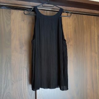 マッシモデュッティ(Massimo Dutti)のMassimo Duttiマッシモ・ドゥッティトップス ブラックM(シャツ/ブラウス(半袖/袖なし))