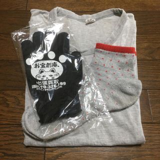 ヘインズ(Hanes)の3点　ヘインズ　ノースリーブ　靴下　軍手(Tシャツ/カットソー(半袖/袖なし))