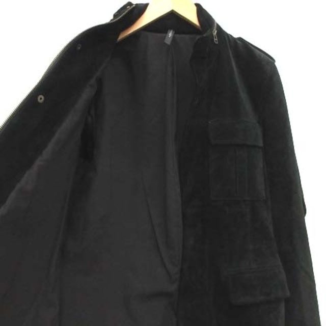 glamb(グラム)のグラム M-65 ミリタリージャケット 豚革 スエード 3 L 黒  メンズのジャケット/アウター(その他)の商品写真