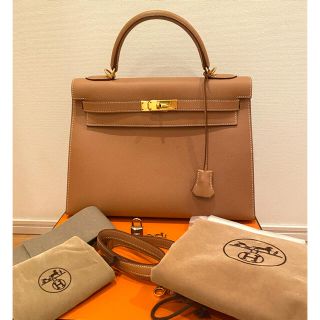 エルメス(Hermes)のエルメス　ケリー　32 ナチュラル　美品(ハンドバッグ)