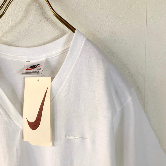 NIKE - 希少 デッドストック 90's USA製 白タグ NIKE vネック tシャツ ...