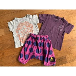 ジャンクストアー(JUNK STORE)の男の子　ジャンクストア他　80cm 夏物トップスパンツセット　おまとめ(Ｔシャツ)