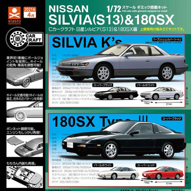 日産(ニッサン)の180sx  スーパーレッド エンタメ/ホビーのおもちゃ/ぬいぐるみ(ミニカー)の商品写真