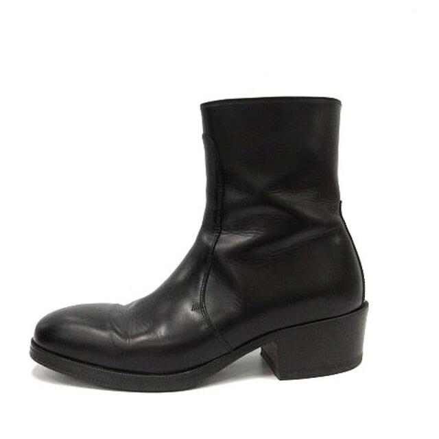 ルメール 20AW zipped ブーツ ショート スクエアトゥ 41 黒 - ブーツ