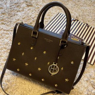 ヘンリベンデル(Henri Bendel)のHenri Bendel ショルダーバッグ　スタッズ　ターンロックサッチェル(ショルダーバッグ)