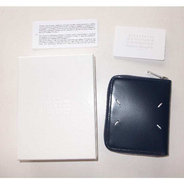 Maison Martin Margiela(マルタンマルジェラ)のマルジェラ 財布 round zip wallet navy 21SS  メンズのファッション小物(折り財布)の商品写真