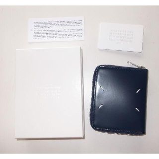 マルタンマルジェラ(Maison Martin Margiela)のマルジェラ 財布 round zip wallet navy 21SS (折り財布)