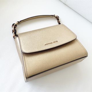 マイケルコース(Michael Kors)のマイケルコース　2wayバッグ　ゴールドカラー　美品(ハンドバッグ)