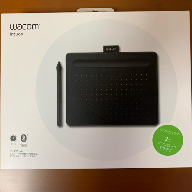 Wacom(ワコム)の【新品未開封】Wacom Intuos Sワイヤレス CTL-4100WL/K0 スマホ/家電/カメラのPC/タブレット(PC周辺機器)の商品写真