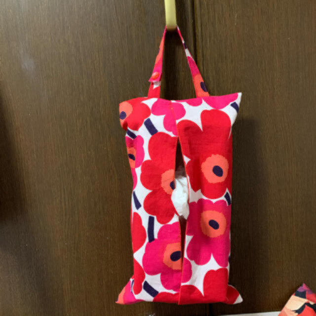 marimekko×ボックスティッシュカバー ハンドメイドのインテリア/家具(インテリア雑貨)の商品写真