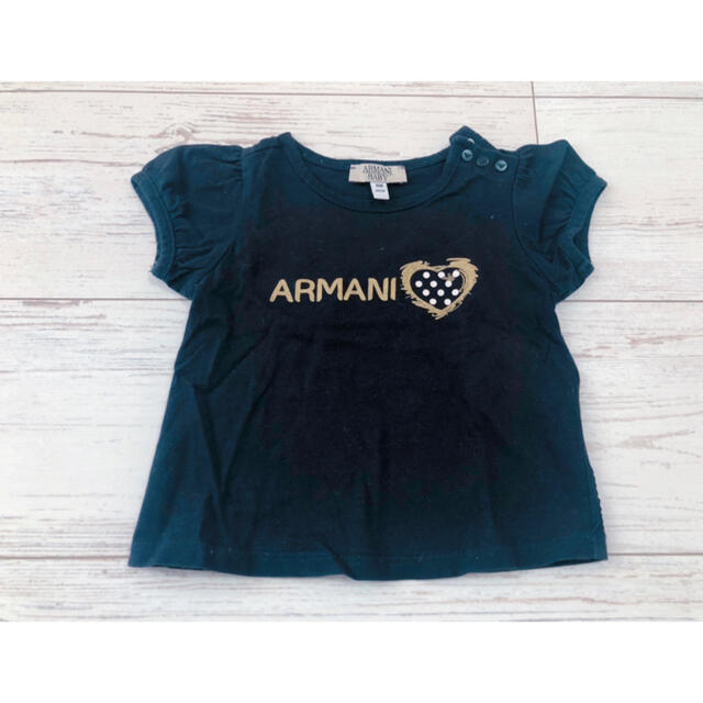 Armani(アルマーニ)のアルマーニ ベビー Tシャツ 60 キッズ/ベビー/マタニティのベビー服(~85cm)(Ｔシャツ)の商品写真