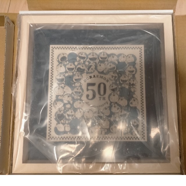 ED500 ドラえもん 浮世絵木版画 50th Anniversary木材アクリル和紙