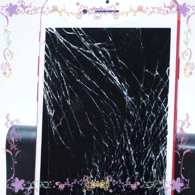 iPhone(アイフォーン)のジャンク Apple iphone7 レッド スマホ/家電/カメラのスマートフォン/携帯電話(スマートフォン本体)の商品写真