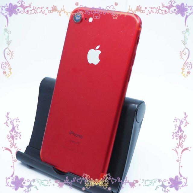 iPhone(アイフォーン)のジャンク Apple iphone7 レッド スマホ/家電/カメラのスマートフォン/携帯電話(スマートフォン本体)の商品写真