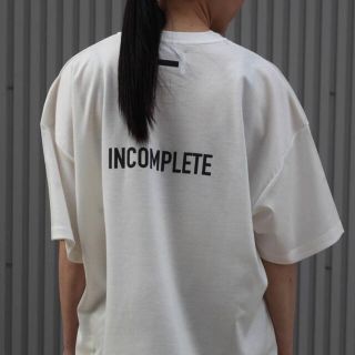 サンシー(SUNSEA)のstein PRINT TEE COMPLETE INCOMPLETE WHT(Tシャツ/カットソー(半袖/袖なし))