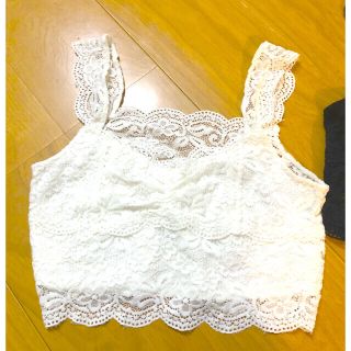 ジーユー(GU)のGU ビスチェ　レース　キャミソール　ジーユー　GU レディース　夏服(キャミソール)