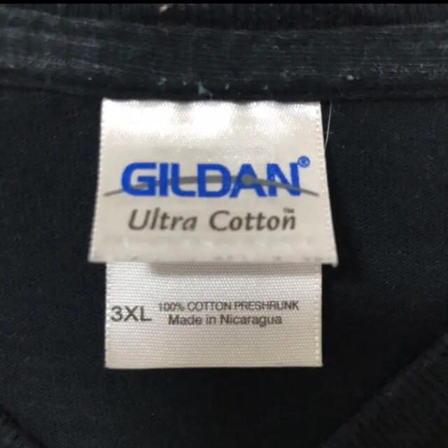 GILDAN(ギルタン)のGILDANギルダン•半袖Tシャツ•ブラック•プリント•3XL メンズのトップス(Tシャツ/カットソー(半袖/袖なし))の商品写真