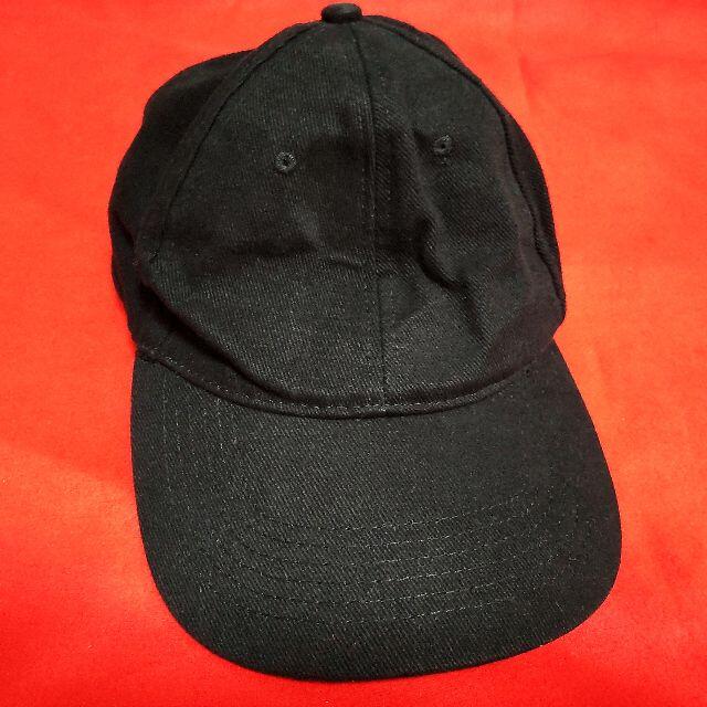 NYC黒(BLACK)帽子/キャップ/ベルトでサイズ変更可★頭囲50㎝～58㎝程