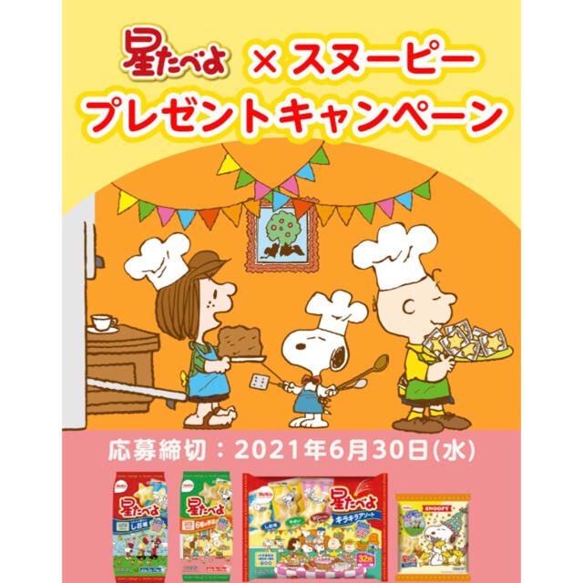 PEANUTS(ピーナッツ)の星たべよ×スヌーピー  プレゼントキャンペーン エンタメ/ホビーのアニメグッズ(その他)の商品写真