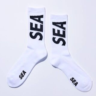 シー(SEA)のwind and sea×chicstocks ソックス ホワイト(ソックス)