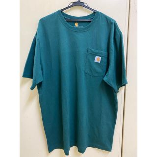 カーハート(carhartt)の【１軍スタメンアイテム】Carhartt tシャツ半袖グリーンL(Tシャツ/カットソー(半袖/袖なし))