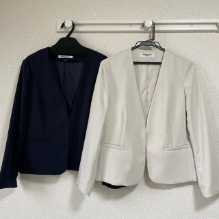 エヌナチュラルビューティーベーシック(N.Natural beauty basic)のまき様専用　ジャケット2枚組(ノーカラージャケット)