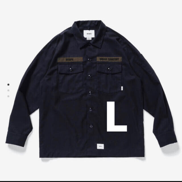 WTAPS 21SS BUDS /LS / COTTON TWILL NAVY