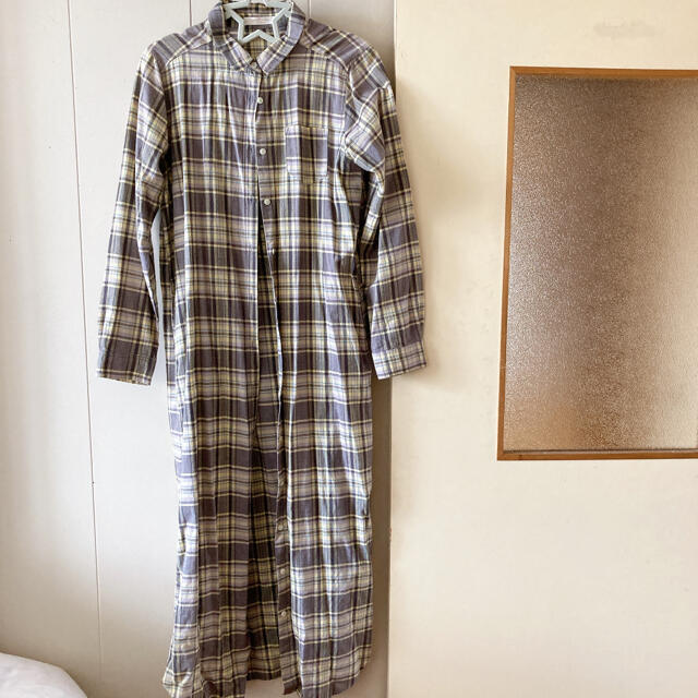 chocol raffine robe(ショコラフィネローブ)のchocol raffin robe✳︎ロングチェックシャツ レディースのトップス(シャツ/ブラウス(長袖/七分))の商品写真