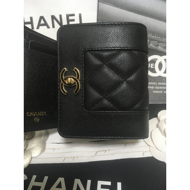 超美品 ★ CHANEL シャネル マドモアゼル 三つ折り財布 正規品