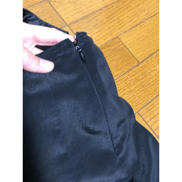 フレアスカート プリーツスカート 黒 レディースのスカート(ひざ丈スカート)の商品写真