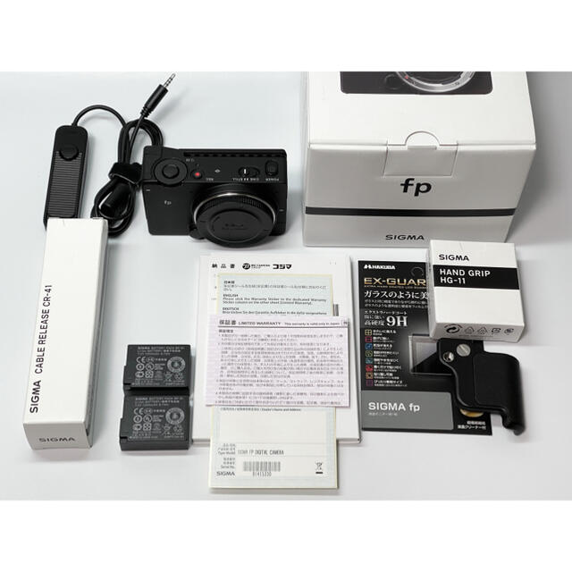 中古/保証有】SIGMA fp (シグマfp) グリップ/レリーズ付 最新エルメス ...