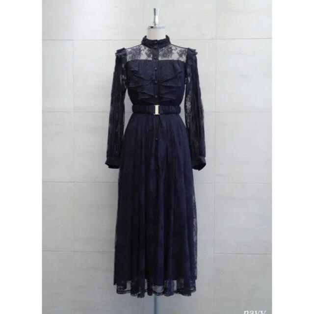 SNIDEL - herlipto Winter Lace Belted Long Dressの通販 by ♡s shop ...