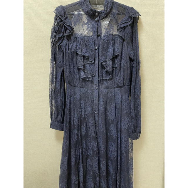 SNIDEL - herlipto Winter Lace Belted Long Dressの通販 by ♡s shop ...