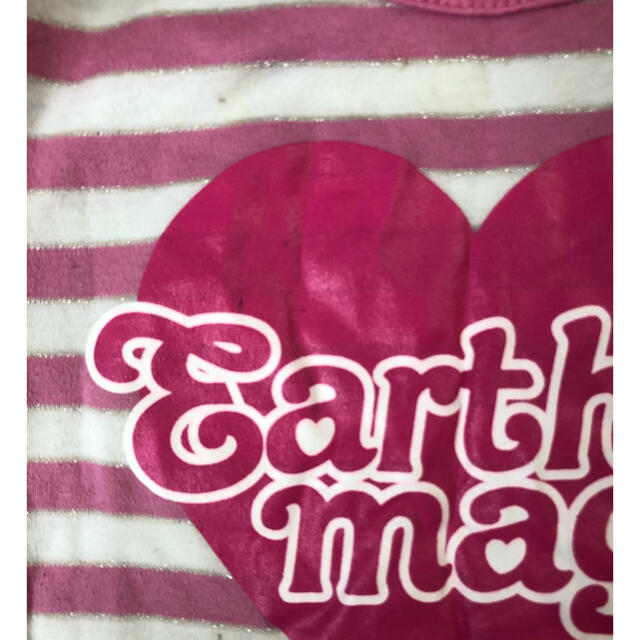 EARTHMAGIC(アースマジック)のアースマジック❤︎セットアップ キッズ/ベビー/マタニティのキッズ服女の子用(90cm~)(Tシャツ/カットソー)の商品写真