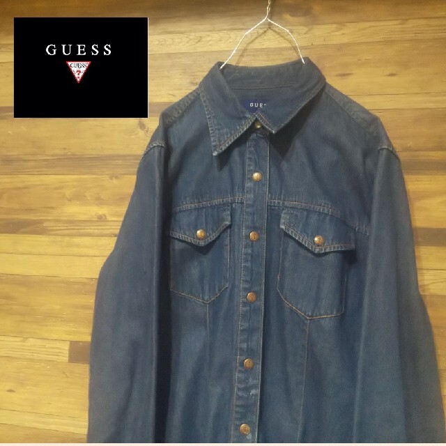 GUESS(ゲス)のGUESS ゲス デニムシャツ デニムアウター メンズのトップス(シャツ)の商品写真