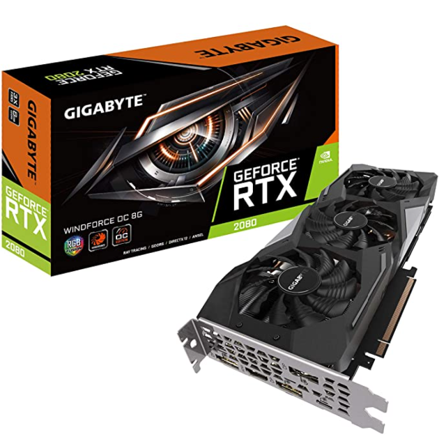 PCパーツ【GIGABYTE  RTX 2080】GV-N2080WF3OC-8