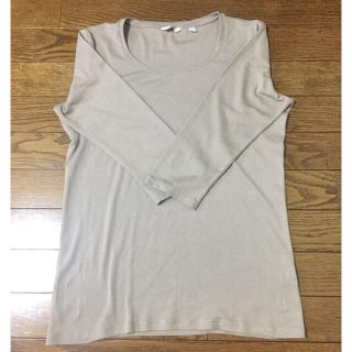 ユニクロ(UNIQLO)の値下げ‼︎美品‼︎UNIQLO ユニクロ 無地 Tシャツ 7分袖 (シャツ/ブラウス(長袖/七分))