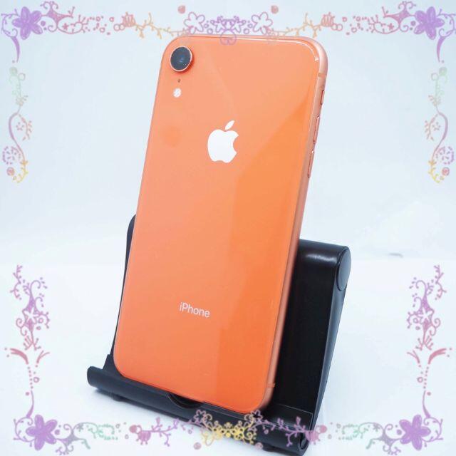 iPhone Apple iPhoneXR 256GB コーラルの通販 by MM's shop｜アイフォーンならラクマ - SIMフリー 低価超特価