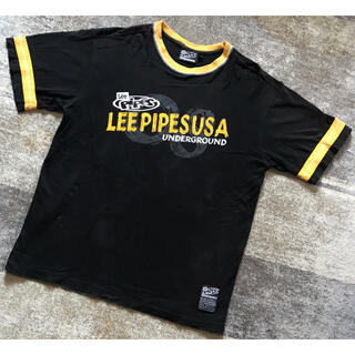 リー(Lee)の抜群のカラー配色 Lee Pipes リーパイプス リンガーTシャツ M(Tシャツ/カットソー(半袖/袖なし))