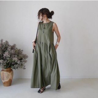 argue silky essential pleats dress(ロングワンピース/マキシワンピース)