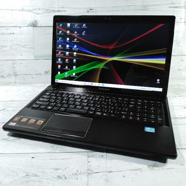 Lenovo(レノボ)のレノボG580① ノートパソコン i7 新品高速SSD 8GB DVD カメラ スマホ/家電/カメラのPC/タブレット(ノートPC)の商品写真