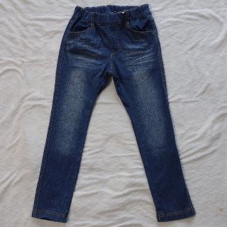 ブランシェス(Branshes)の【未使用品】branshes デニムニットロングパンツ(110cm)(パンツ/スパッツ)