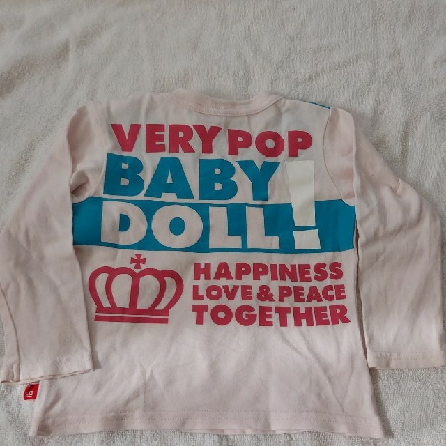 BABYDOLL(ベビードール)の【BABY DOLL】ロングTシャツ　トップス　80サイズ キッズ/ベビー/マタニティのベビー服(~85cm)(Ｔシャツ)の商品写真