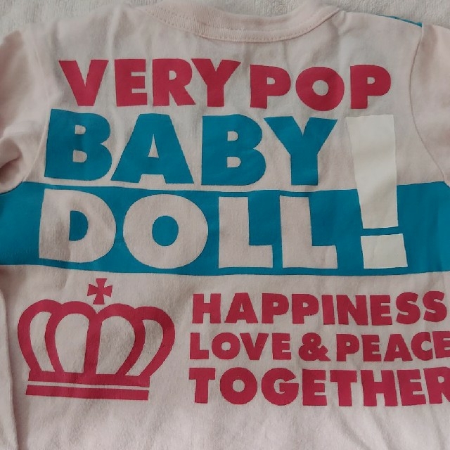 BABYDOLL(ベビードール)の【BABY DOLL】ロングTシャツ　トップス　80サイズ キッズ/ベビー/マタニティのベビー服(~85cm)(Ｔシャツ)の商品写真