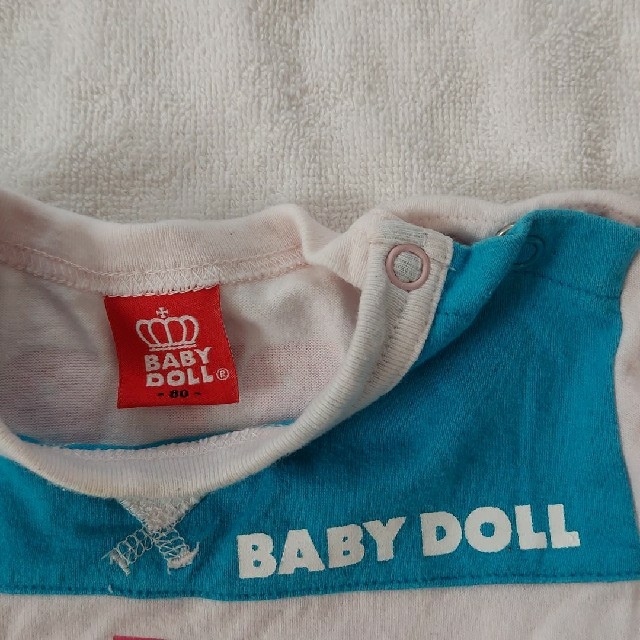 BABYDOLL(ベビードール)の【BABY DOLL】ロングTシャツ　トップス　80サイズ キッズ/ベビー/マタニティのベビー服(~85cm)(Ｔシャツ)の商品写真