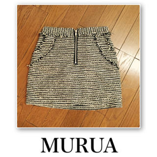 ムルーア(MURUA)のMURUA♡ツイードスカート(ミニスカート)
