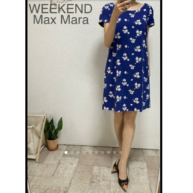 Max Mara - 美品ウィークエンドマックスマーラ花柄ワンピース42の通販