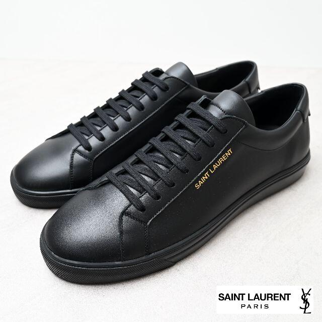 新品 2021SS Saint Laurent Andy レザースニーカー