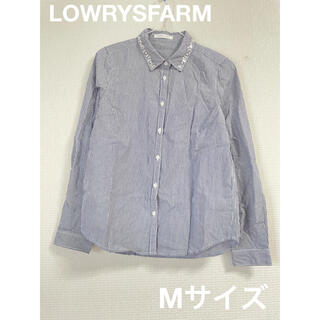 ローリーズファーム(LOWRYS FARM)のLOWRYSFARM ローリーズファーム　ストライプシャツ ブラウス(シャツ/ブラウス(長袖/七分))